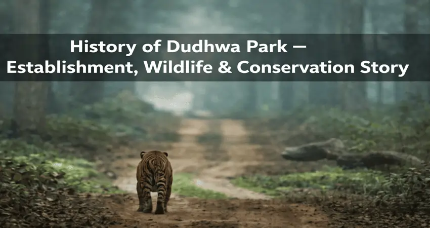 History of Dudhwa Park